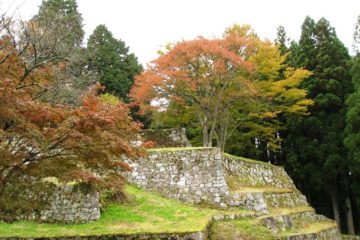 岩村城跡の紅葉