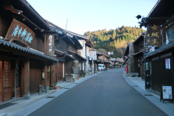 岩村城下町古い町並み①